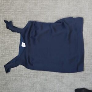 Cabi navy blue dress top.